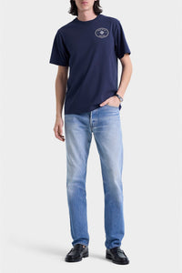 Kennedy Crest print T-shirt - Dark Navy