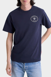 Kennedy Crest T-Shirt - Navy & White