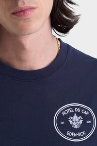 Kennedy Crest print T-shirt - Dark Navy