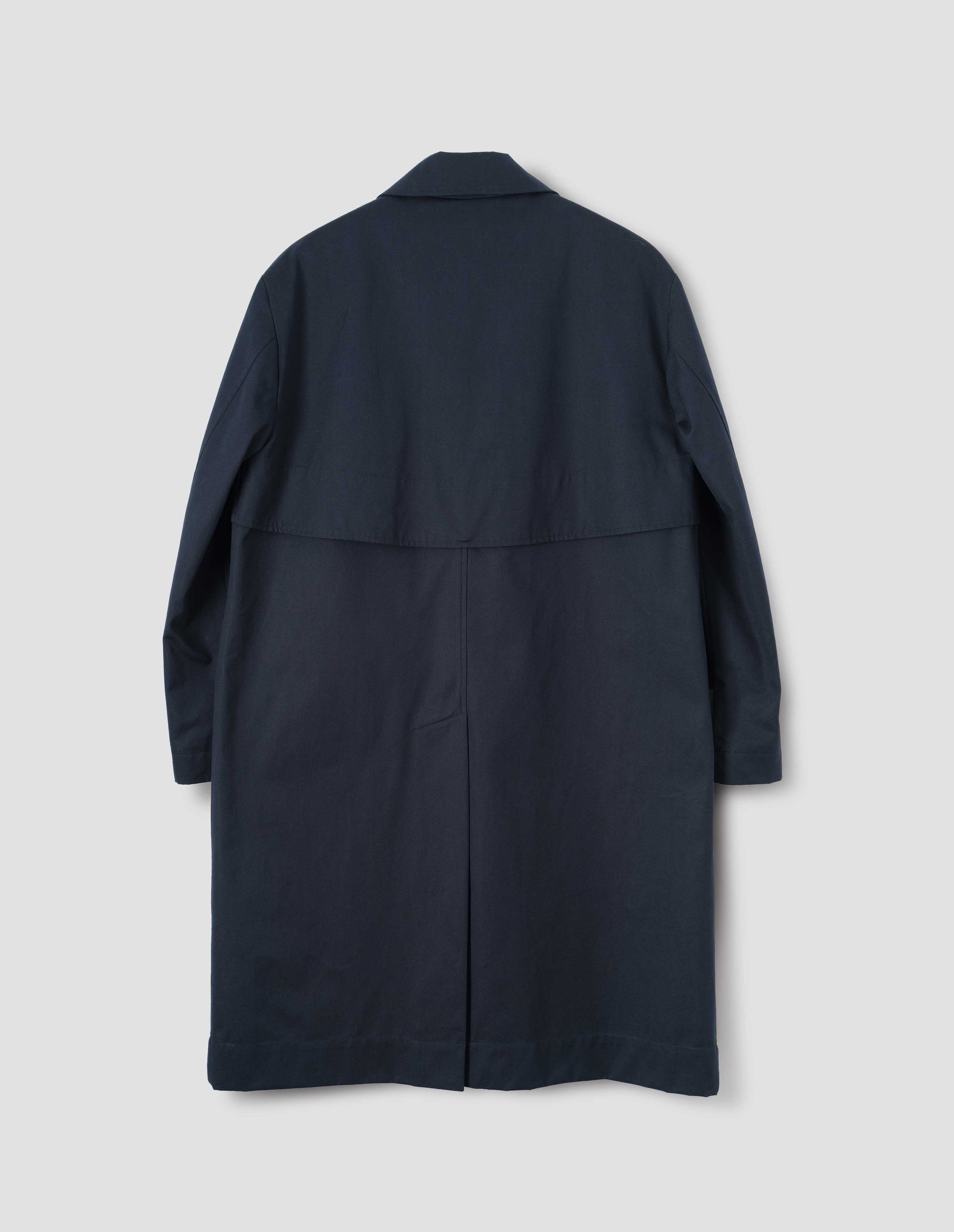 Imperméable à poches en biais - Navy