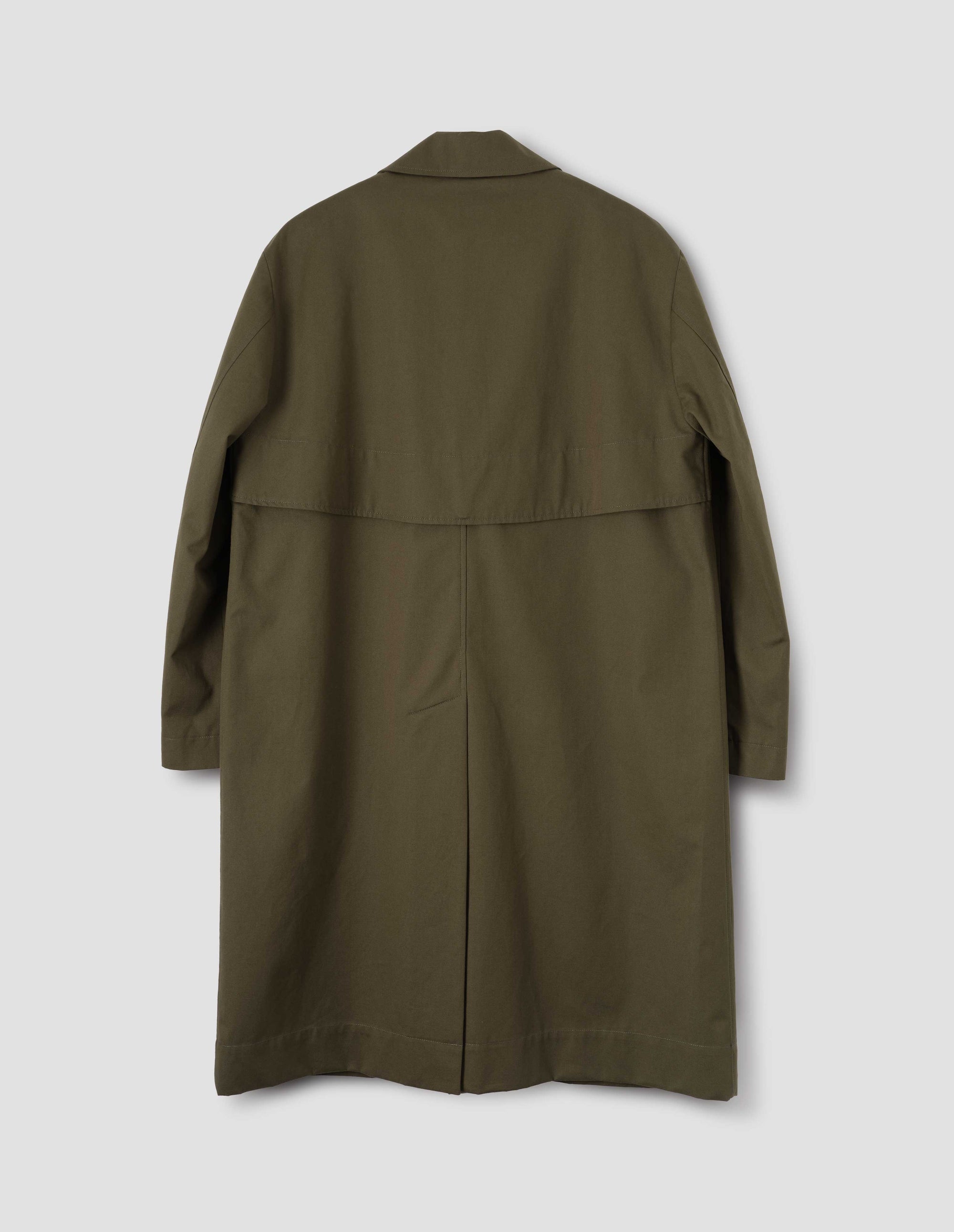 Imperméable à poches en biais - Green & Brown