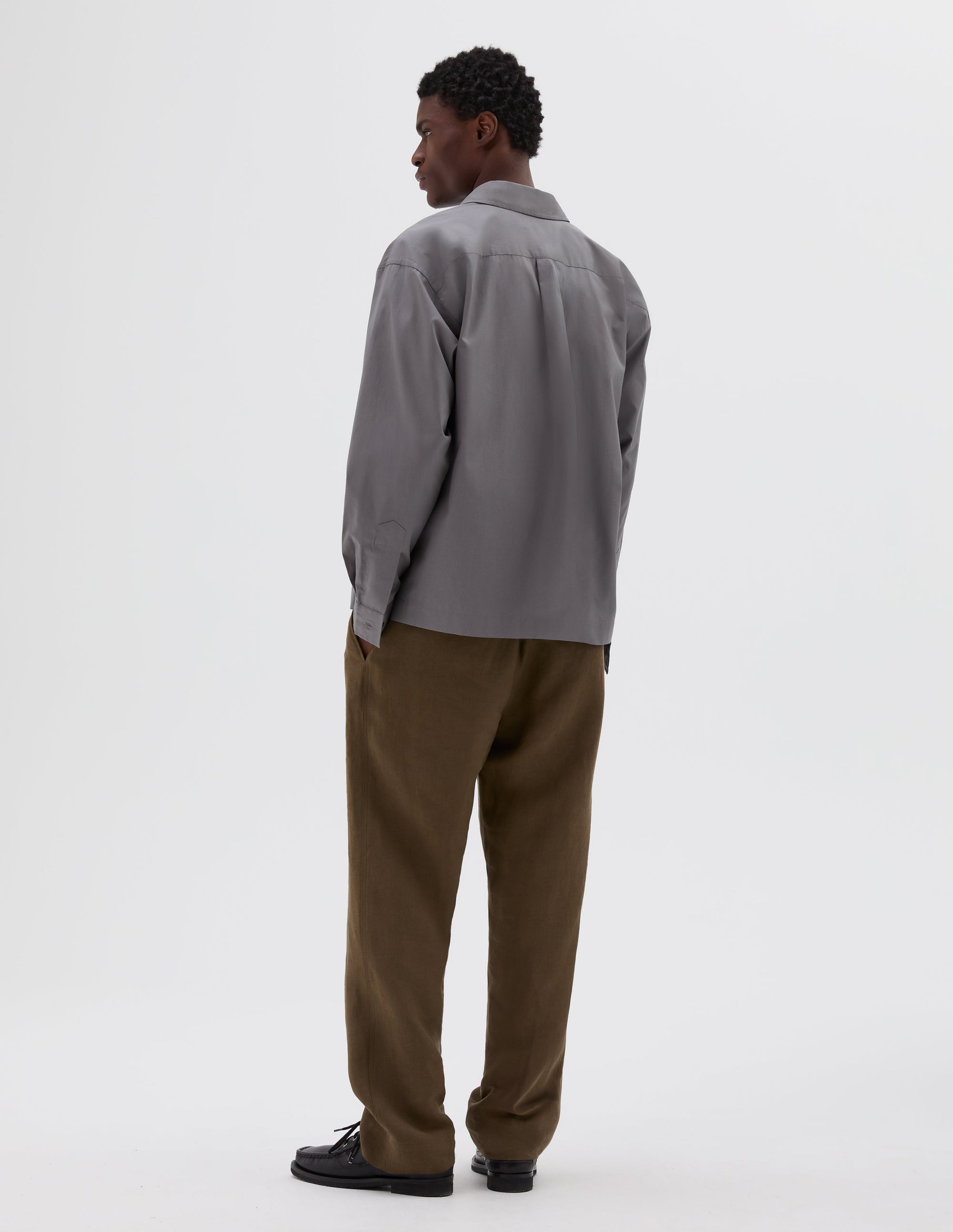 Chemise boxy minimaliste - Gray