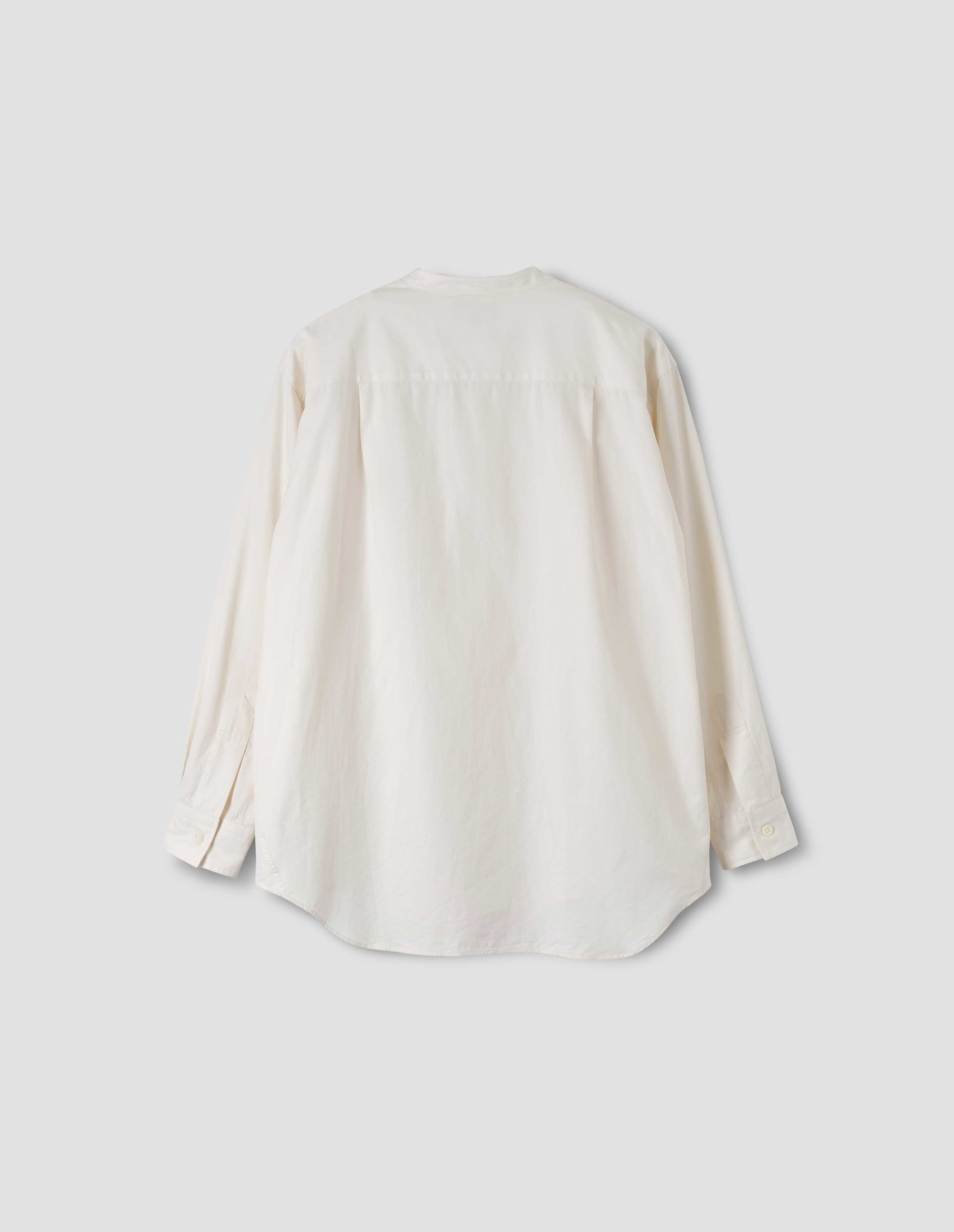 Chemise oversize sans col - Off White
