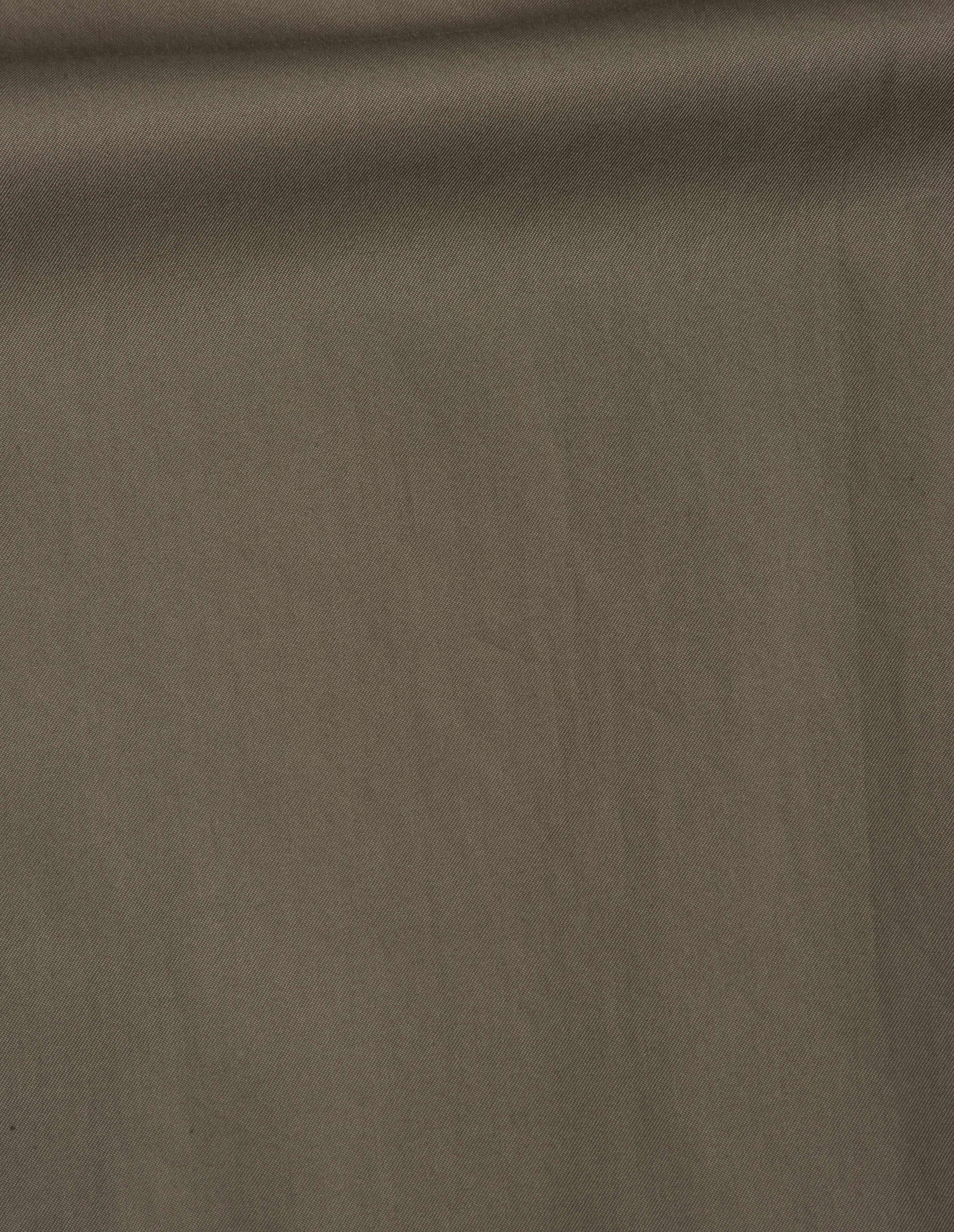 Chemise à poche à patte - Green & Brown & Beige