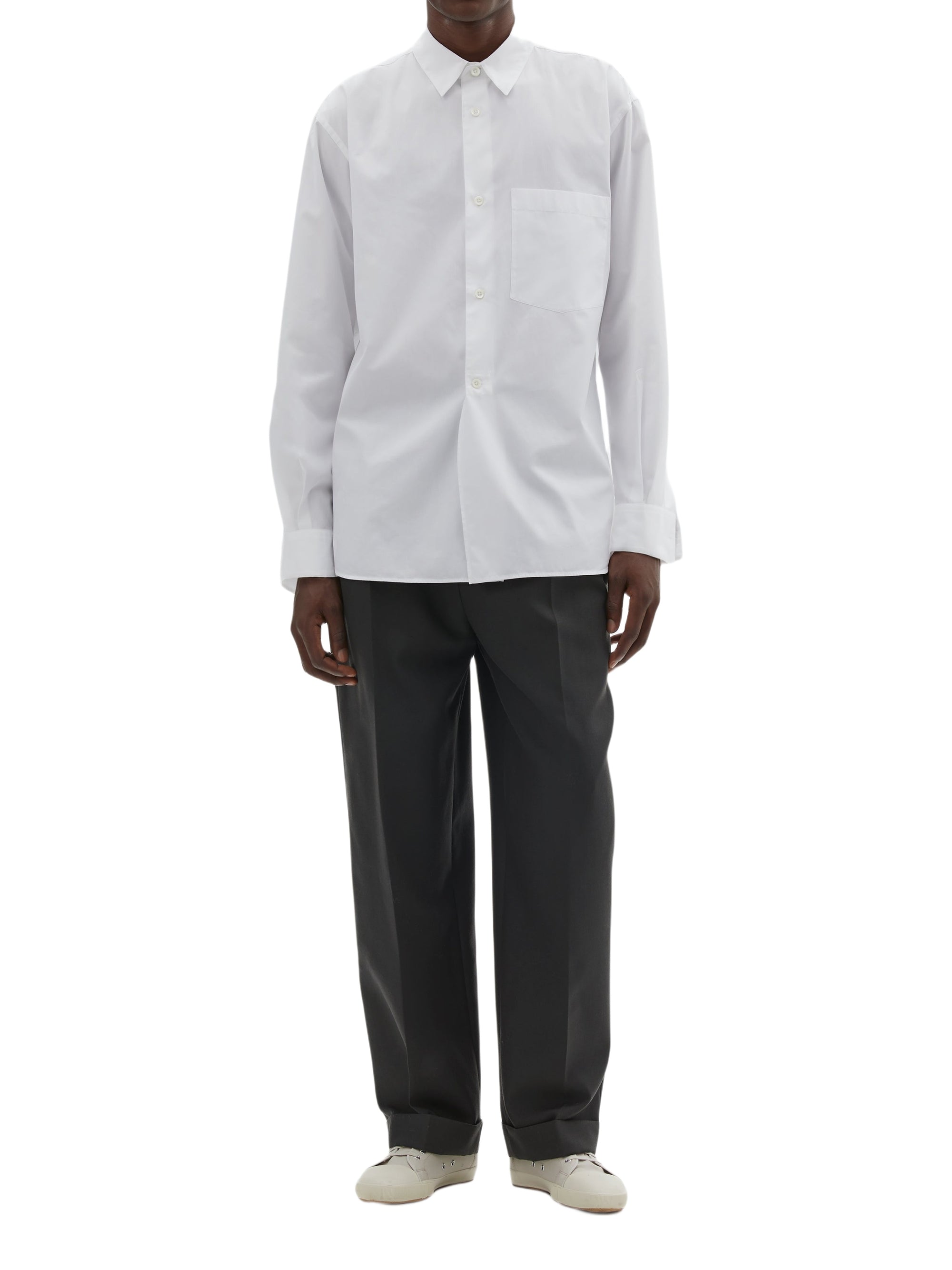 Chemise ample classique - White