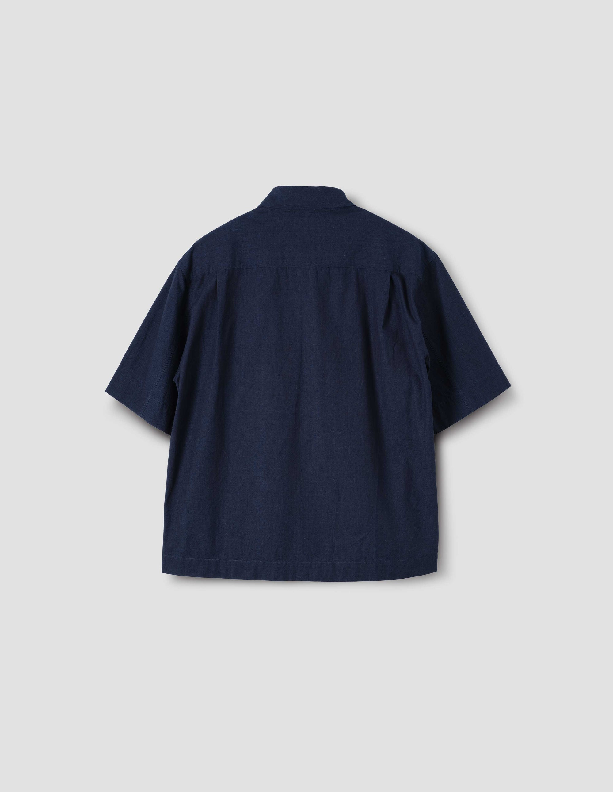 Chemise manches courtes à poche à rabat - Blue & Navy