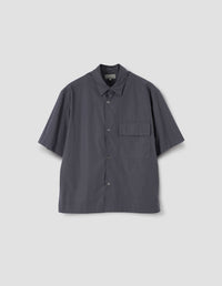 Chemise manches courtes à poche à rabat - Blue & Navy & Grey