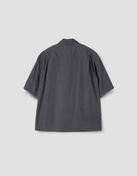 Chemise manches courtes à poche à rabat - Blue & Navy & Grey