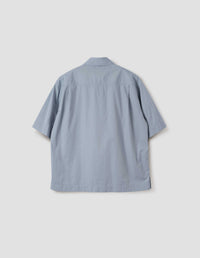 Chemise manches courtes à poche à rabat - Gray