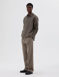 Chemise Archive à enfiler - Beige & Brown