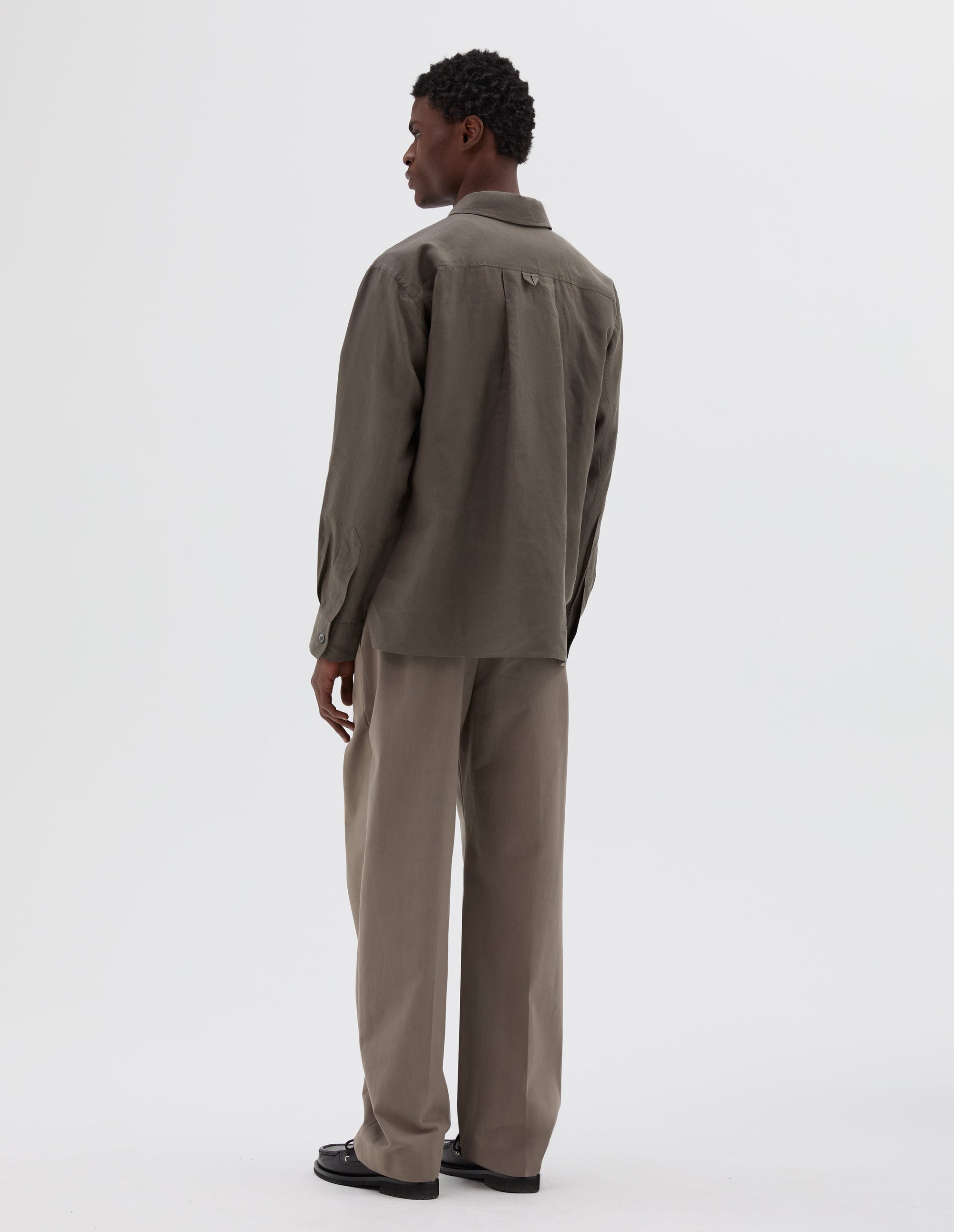 Chemise Archive à enfiler - Beige & Brown