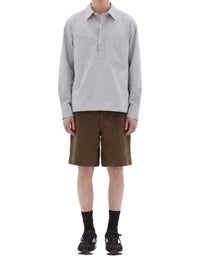 Chemise ample à poches - Grey