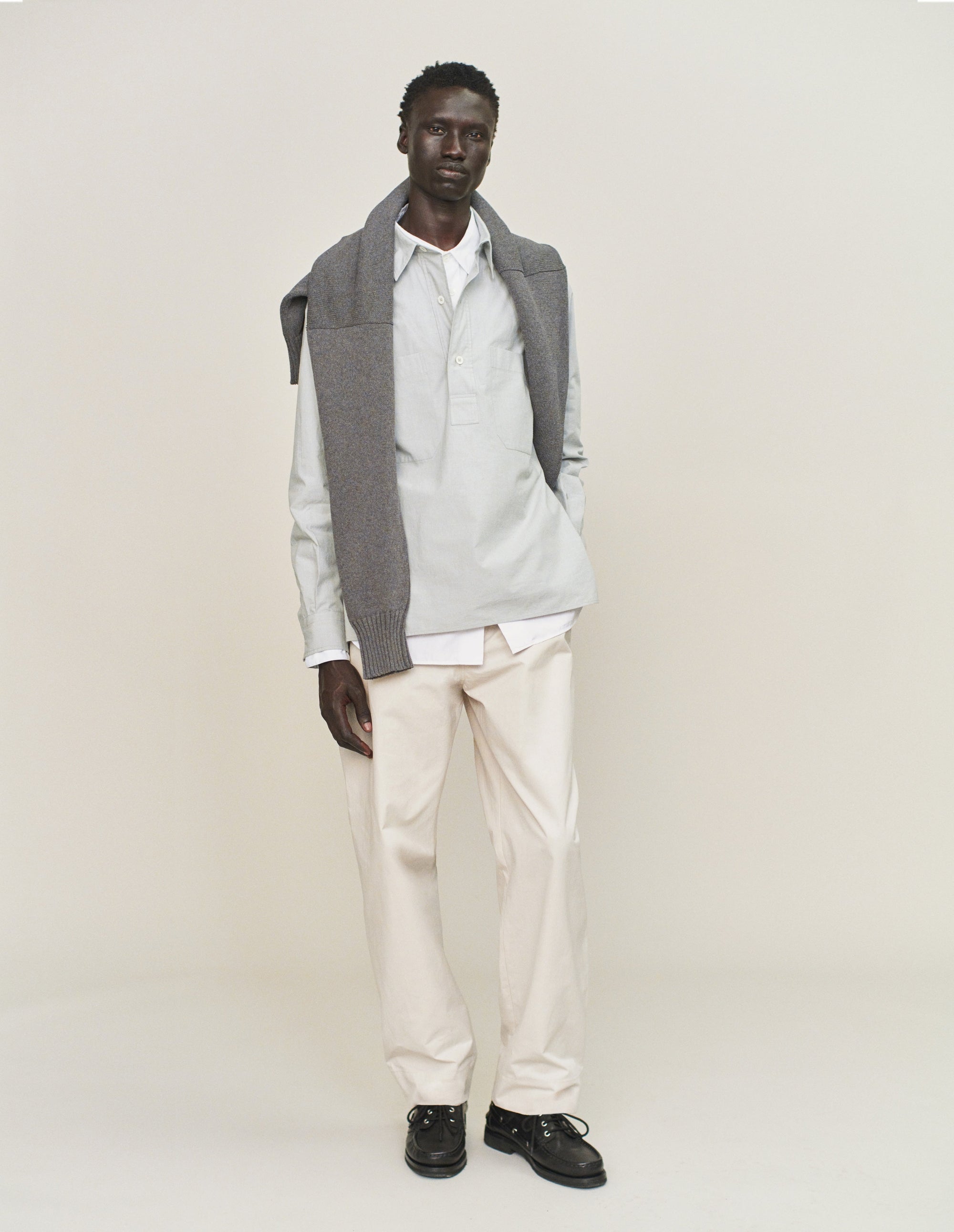 Chemise Archive à enfiler - Gray