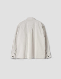 Surchemise boxy minimaliste - White