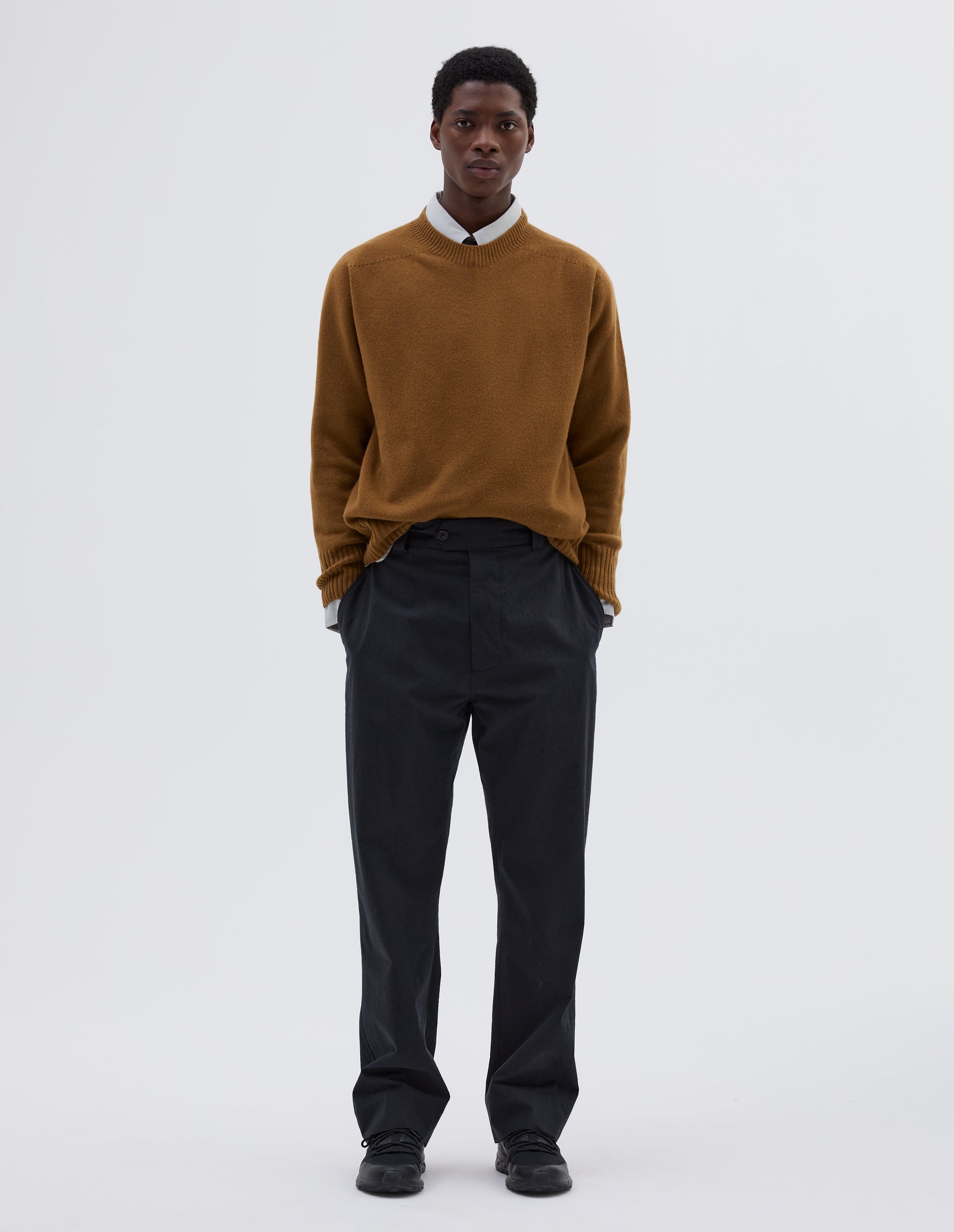 Pantalon coupe décontractée - Black