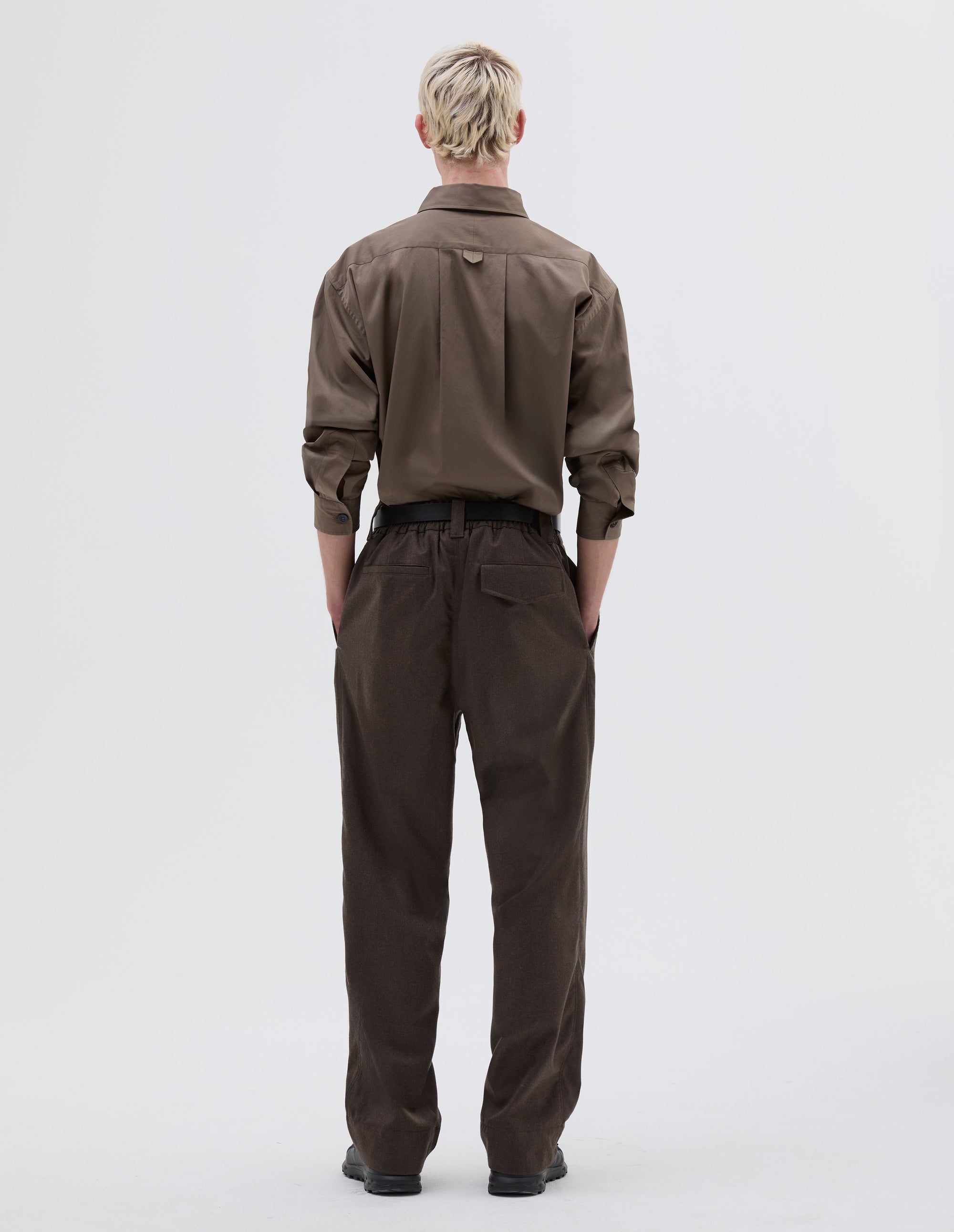 Pantalon coupe décontractée - Tobacco
