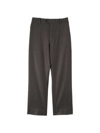 Pantalon ample à plis en laine - Tobacco