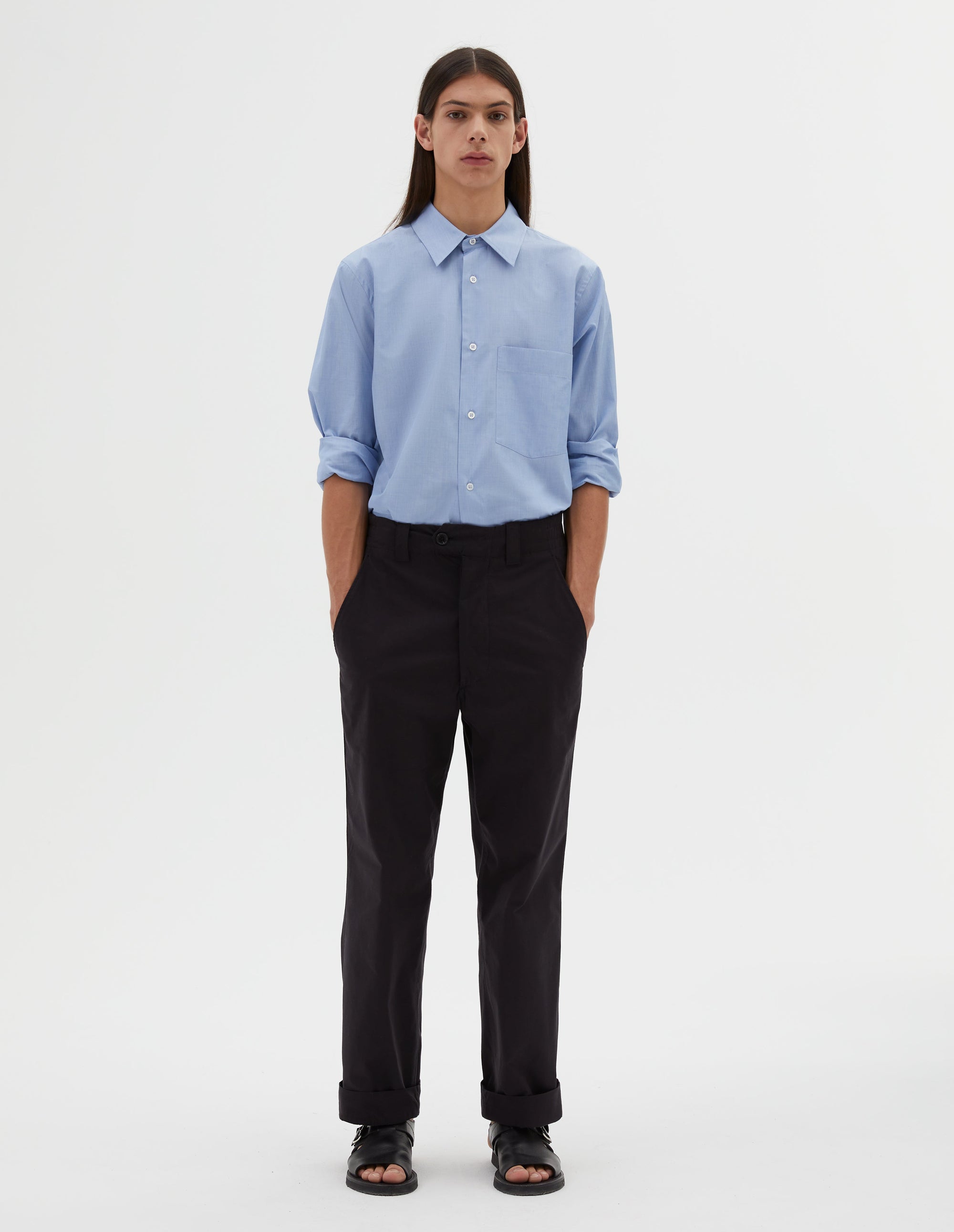 Pantalon coupe décontractée - Black