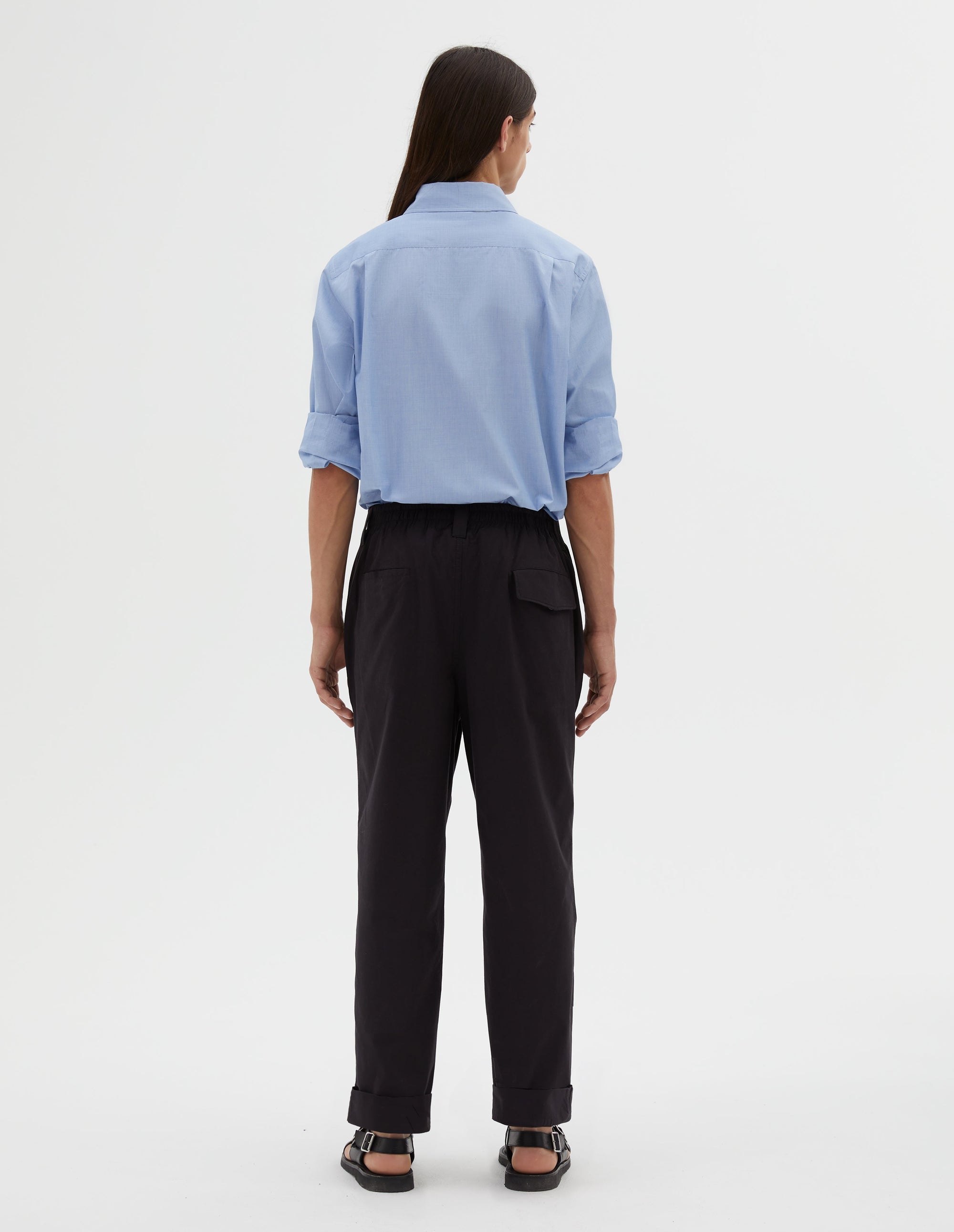 Pantalon coupe décontractée - Black