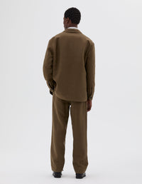 Pantalon coupe décontractée - Brown & Green