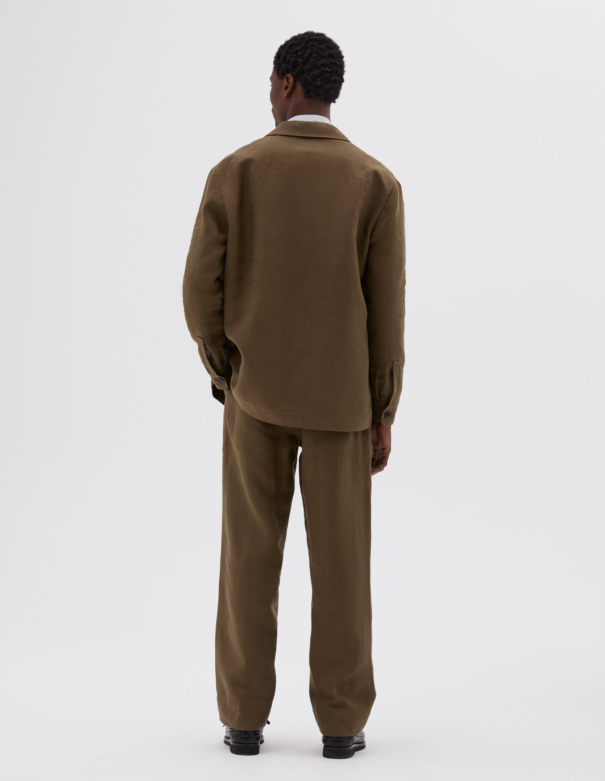 Pantalon coupe décontractée - Brown & Green