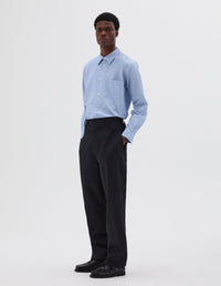 Pantalon coupe décontractée - Navy