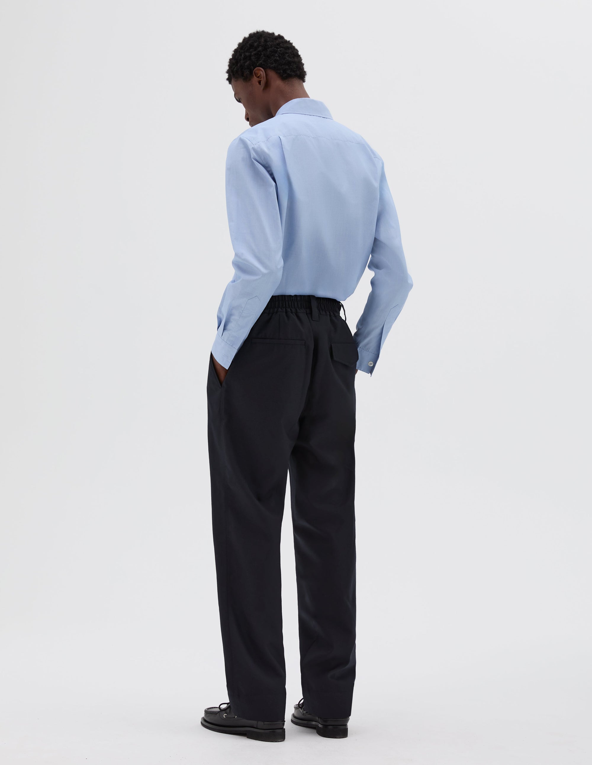 Pantalon coupe décontractée - Navy