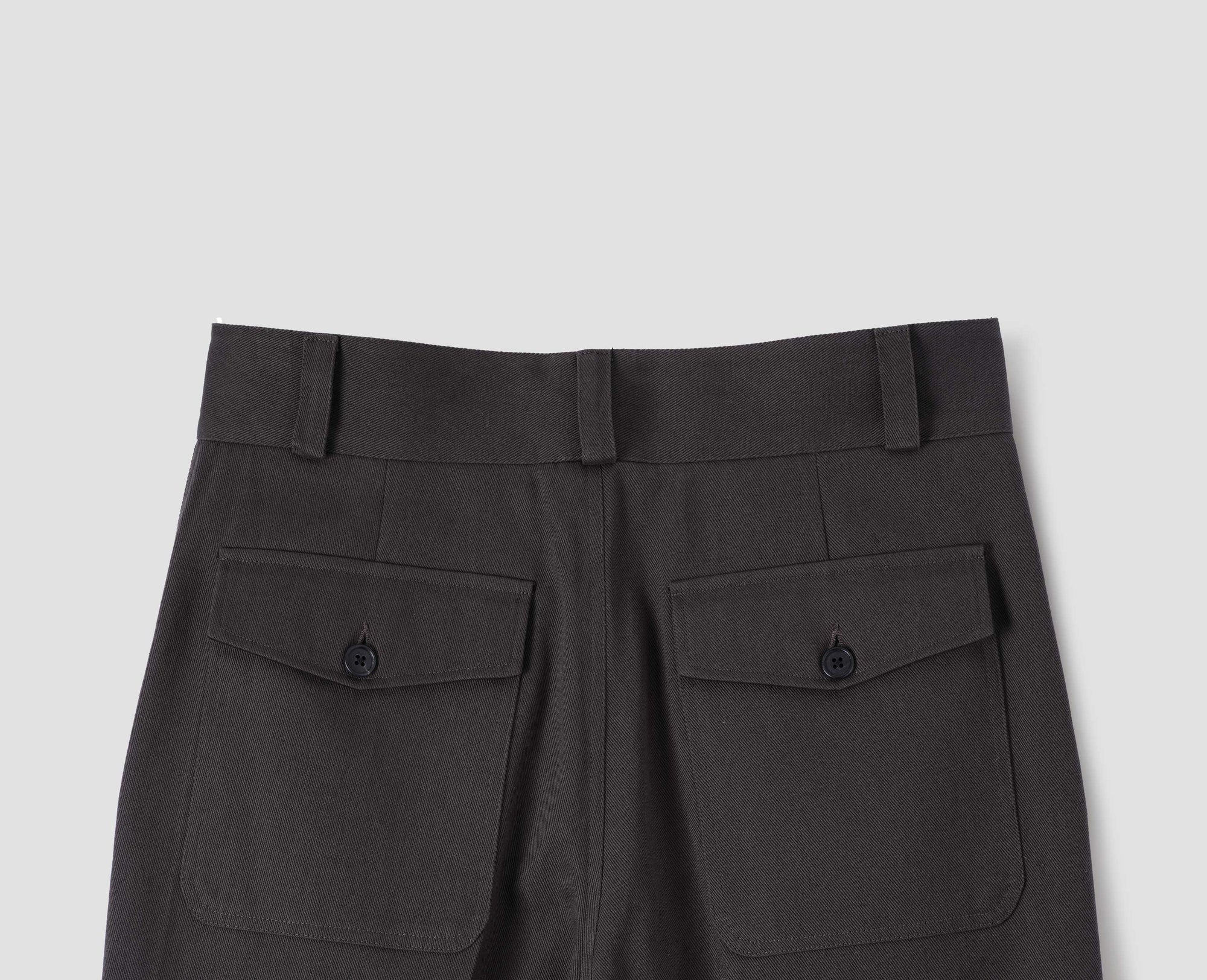 Chino à jambes larges - Ebony