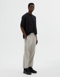 Pantalon de pluie Mizuno - Beige & Grey & White