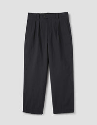Pantalon à doubles plis - Black
