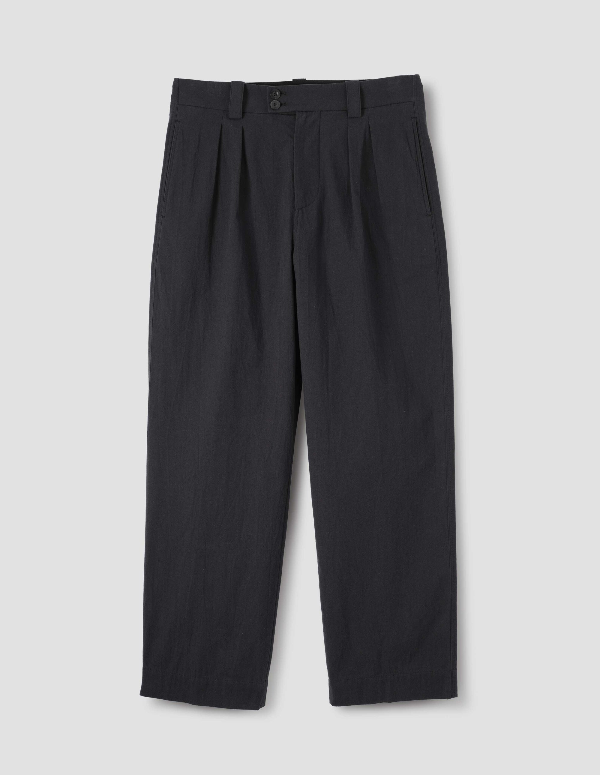 Pantalon à doubles plis - Black