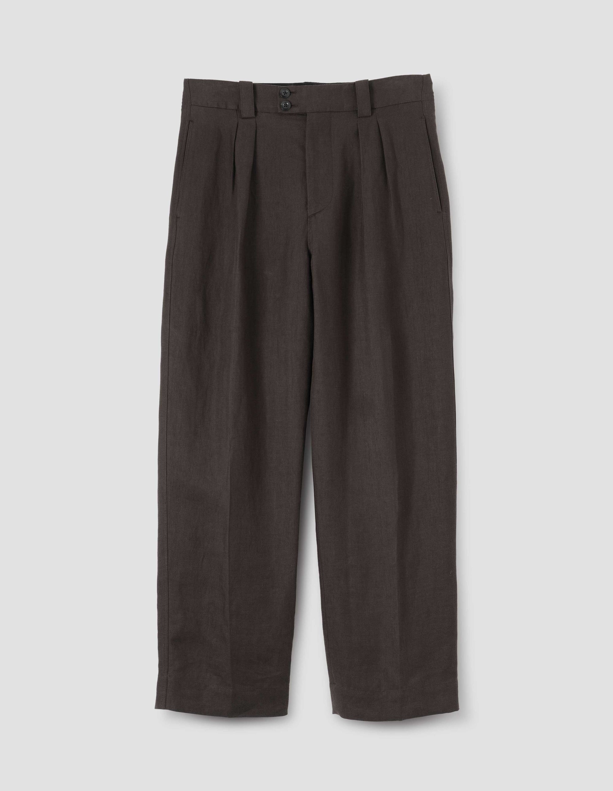 Pantalon à doubles plis - Brown