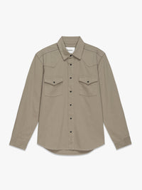 WESTERN DENIM SHIRTDARK BEIGE