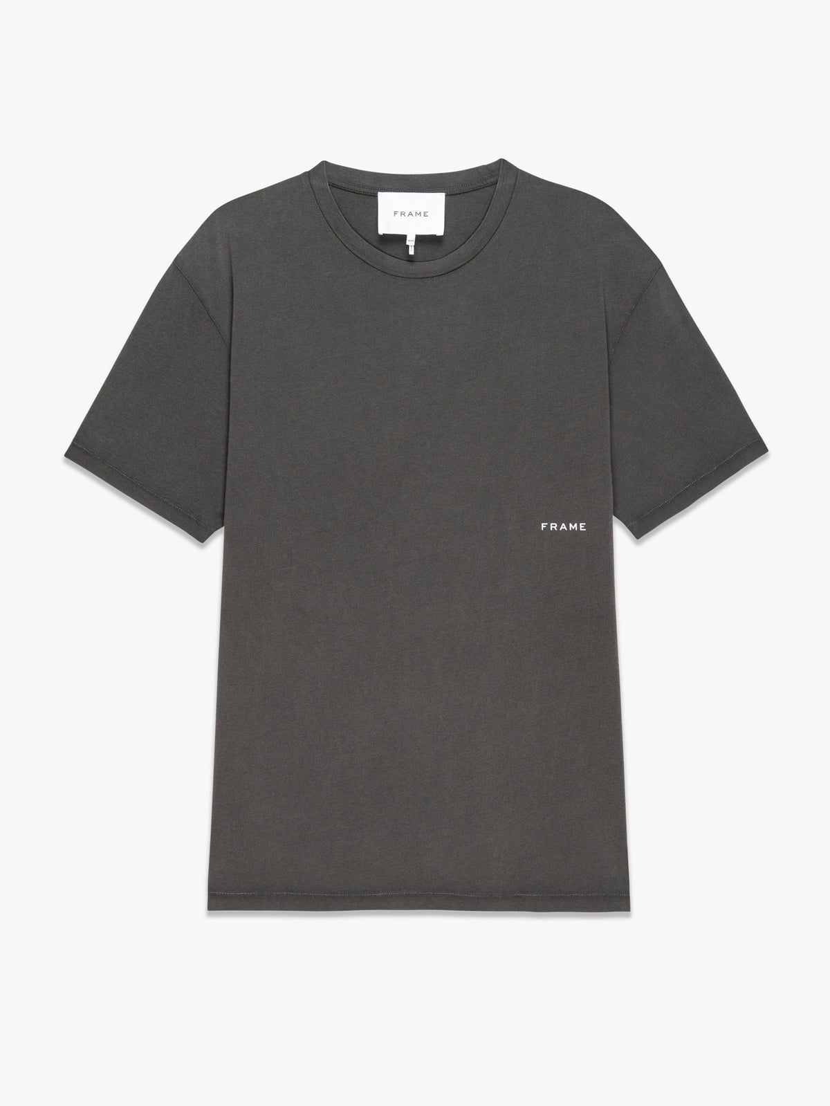 S/S RELAXED TEEWASHED ANTHRACITE