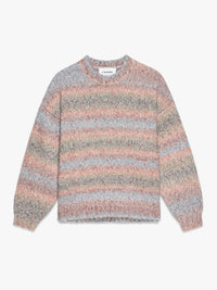 BRUSHED TWEED SWEATERSOFT LAVENDER MULTI