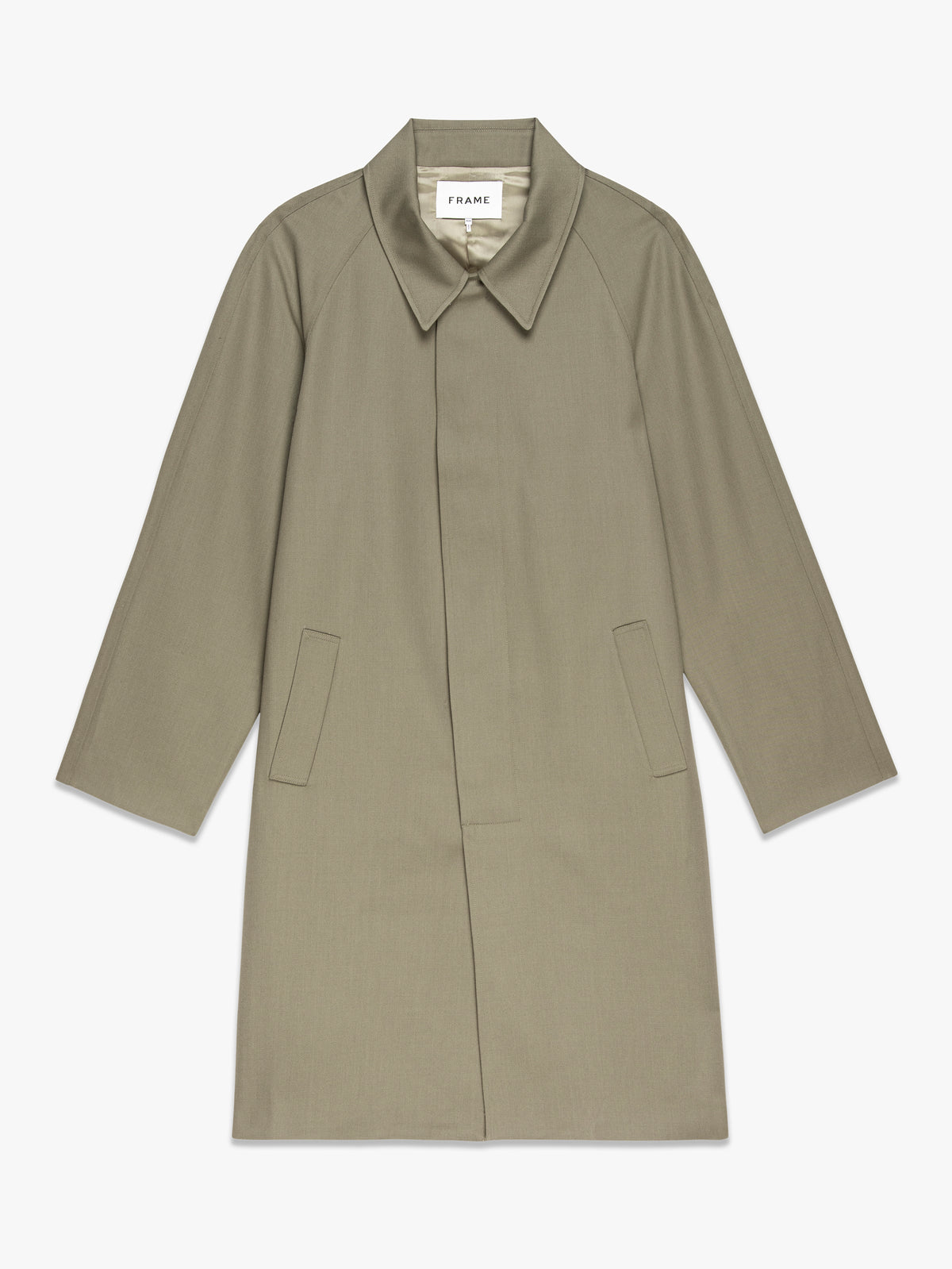 WOOL TRENCH COATLIGHT BROWN