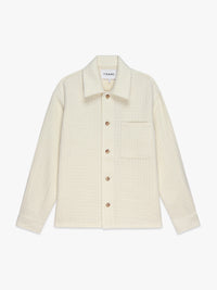 TEXTURED SHIRT JACKETOFF WHITE