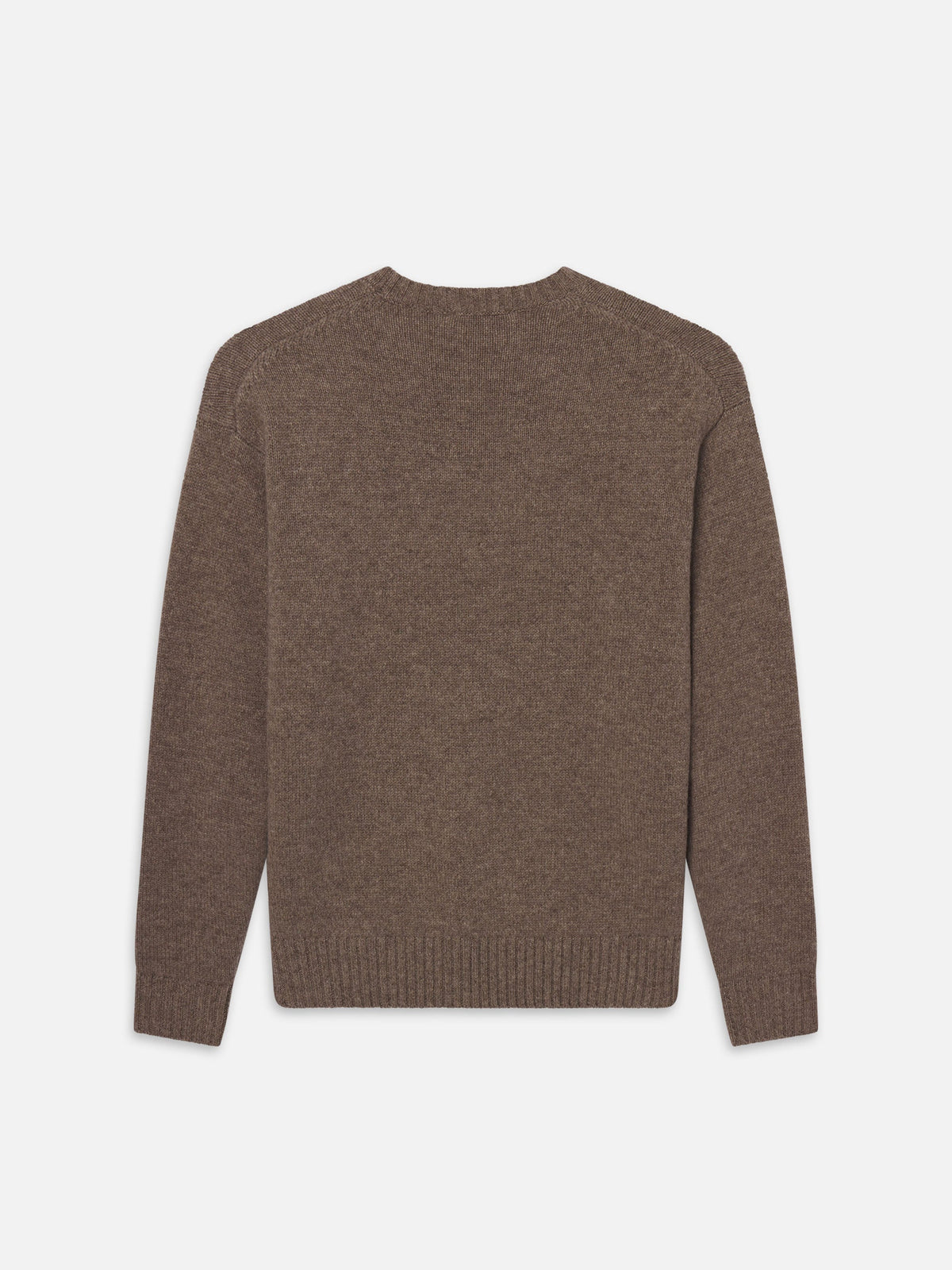 YAK BLEND SWEATERDARK TAUPE