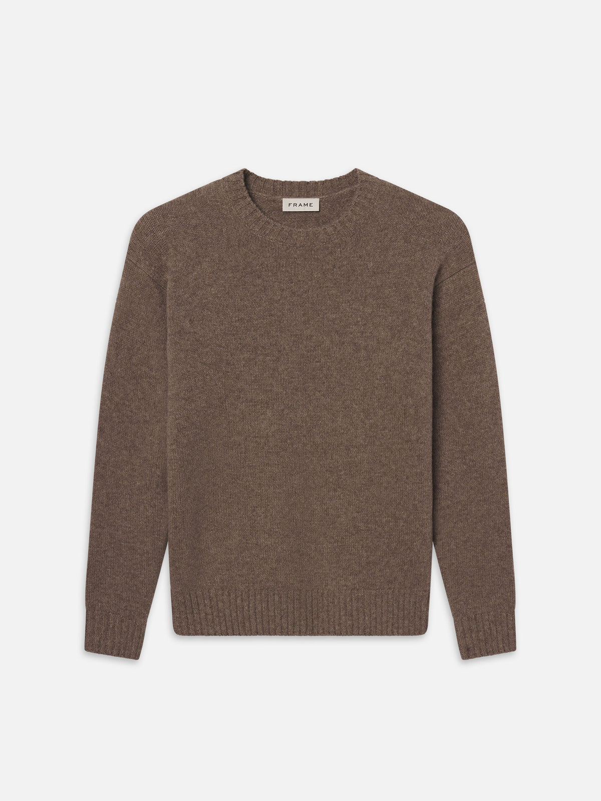 YAK BLEND SWEATERDARK TAUPE