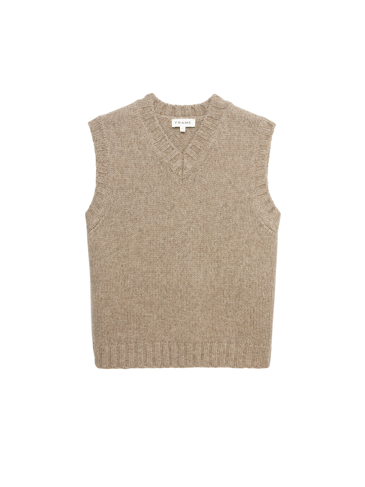 YAK BLEND VESTDARK TAUPE