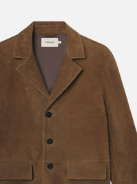 SUEDE BLAZERCARAMEL