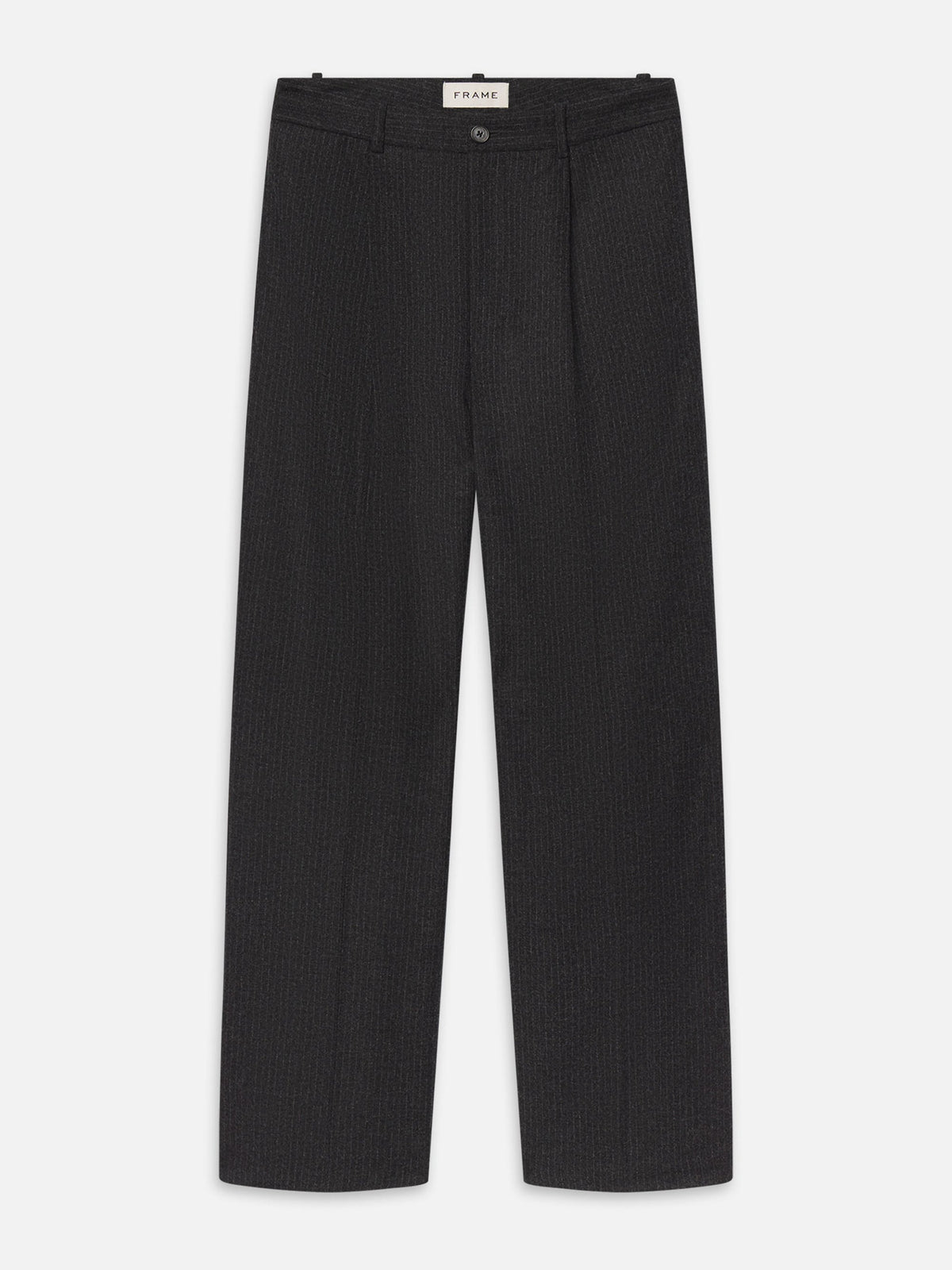 PINSTRIPE WIDE LEG TROUSERSDARK GREY