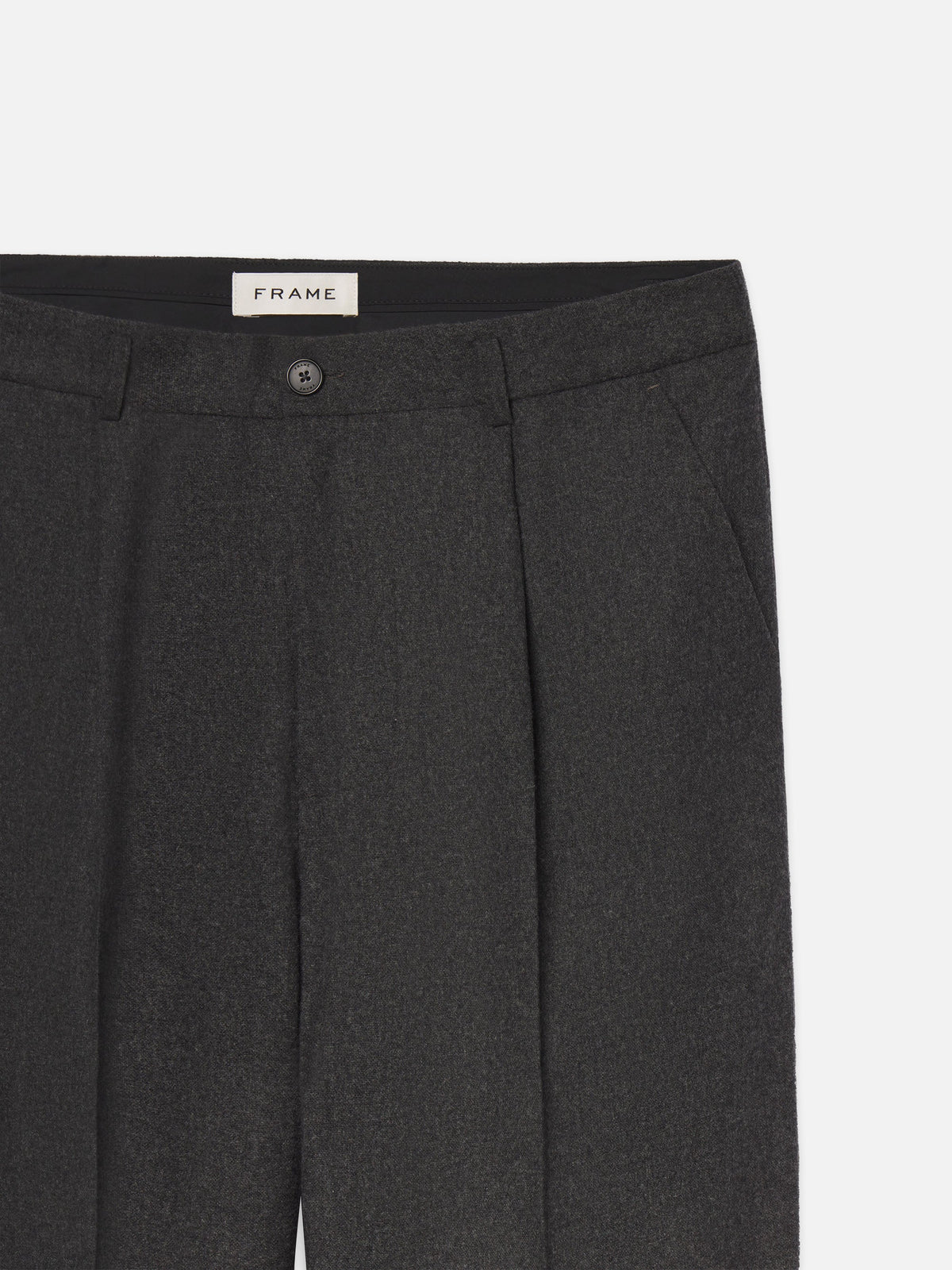 WOOL TROUSERSGREY MELANGE