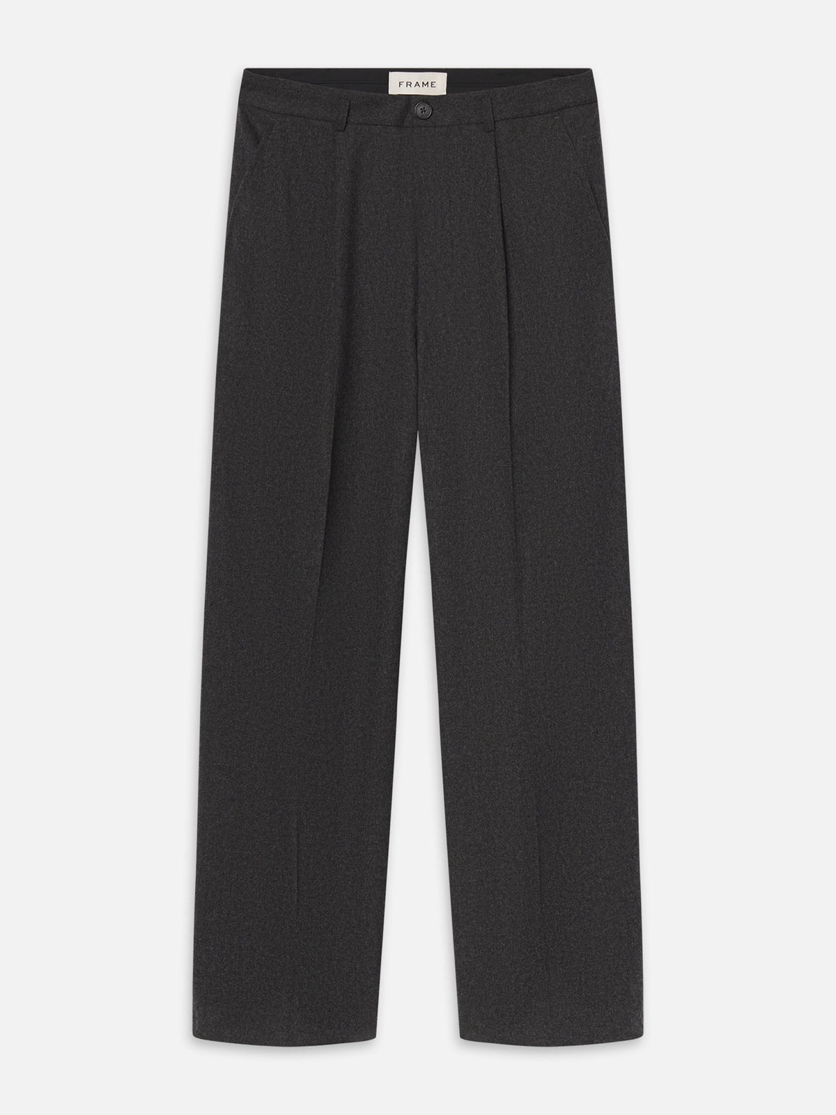 WOOL TROUSERSGREY MELANGE