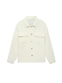 TWEED OVERSHIRTWARM WHITE