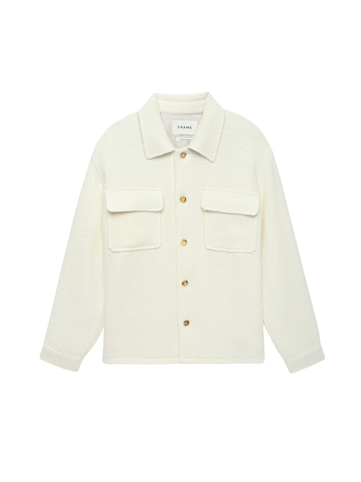 TWEED OVERSHIRTWARM WHITE