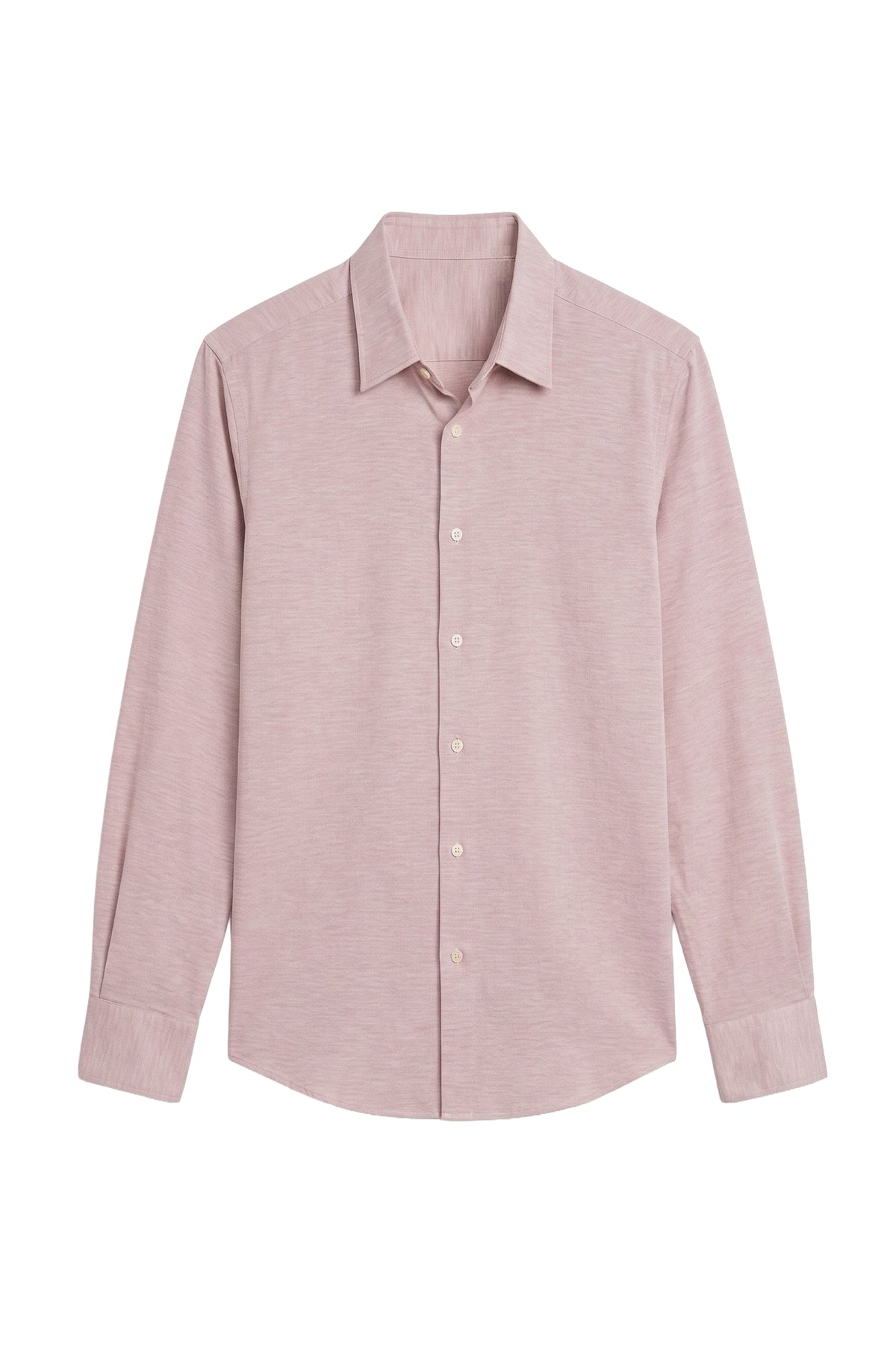 Fine-striped shirt - Pink