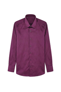 Chemise rayée à motifs losanges - No color