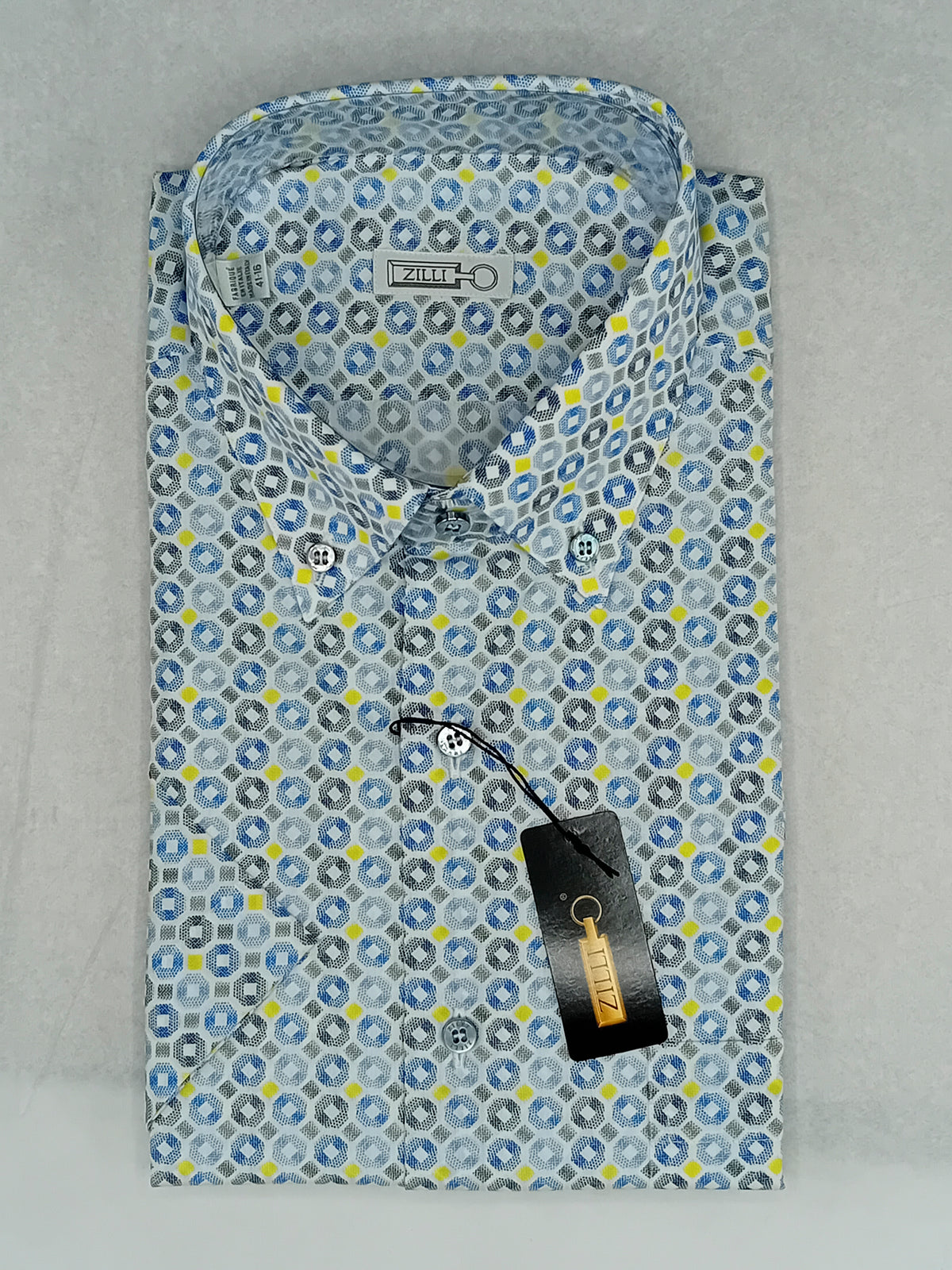 Chemise à motifs géométriques - No color