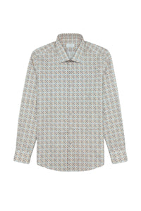 Long-sleeved printed shirt - Multicoloured